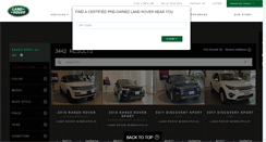 Desktop Screenshot of cpo.landroverusa.com